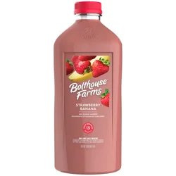 Bolthouse Farms Strawberry Banana 100% Fruit Juice Smoothie 52 fl oz