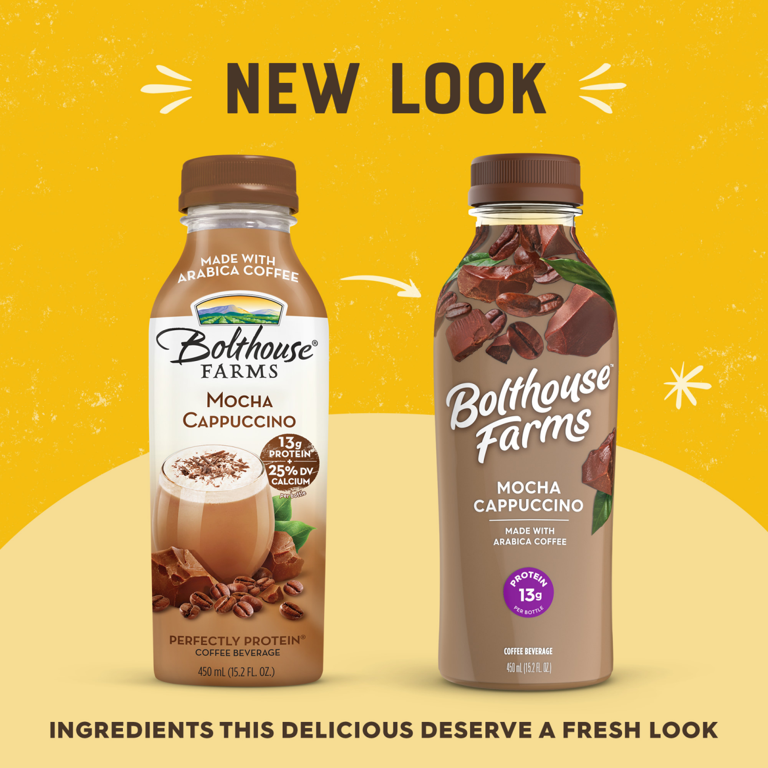 slide 4 of 4, Bolthouse Farms Perfectly Protein Coffee, Mocha Cappuccino, 15.2 fl. oz. Bottle, 15.2 fl oz