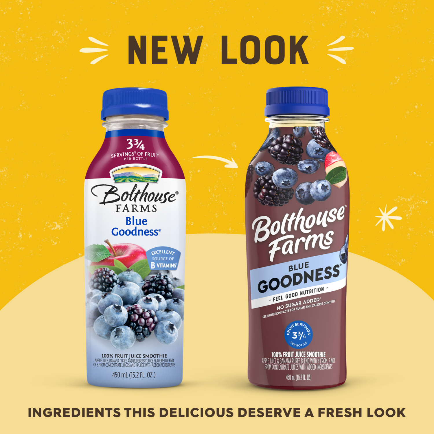 slide 4 of 4, Bolthouse Farms Blue Goodness 100% Fruit Juice Smoothie - 15.20 fl oz, 15.2 fl oz