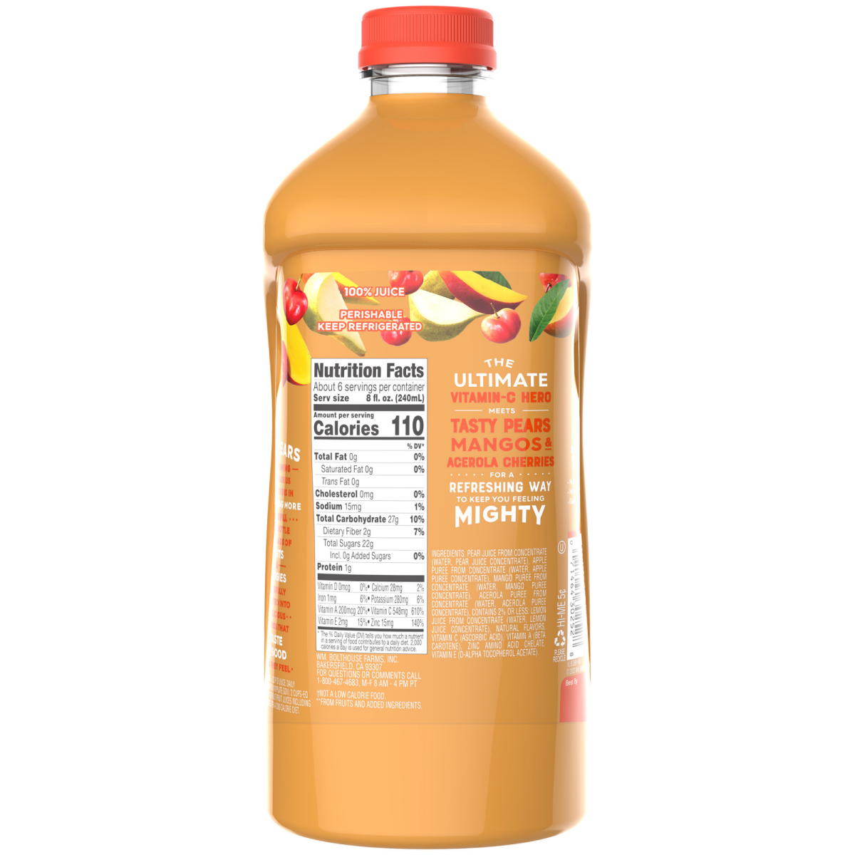 slide 17 of 25, Bolthouse Farms Mango Cherry C-Boost Fruit Juice Smoothie, 52oz, 52 oz