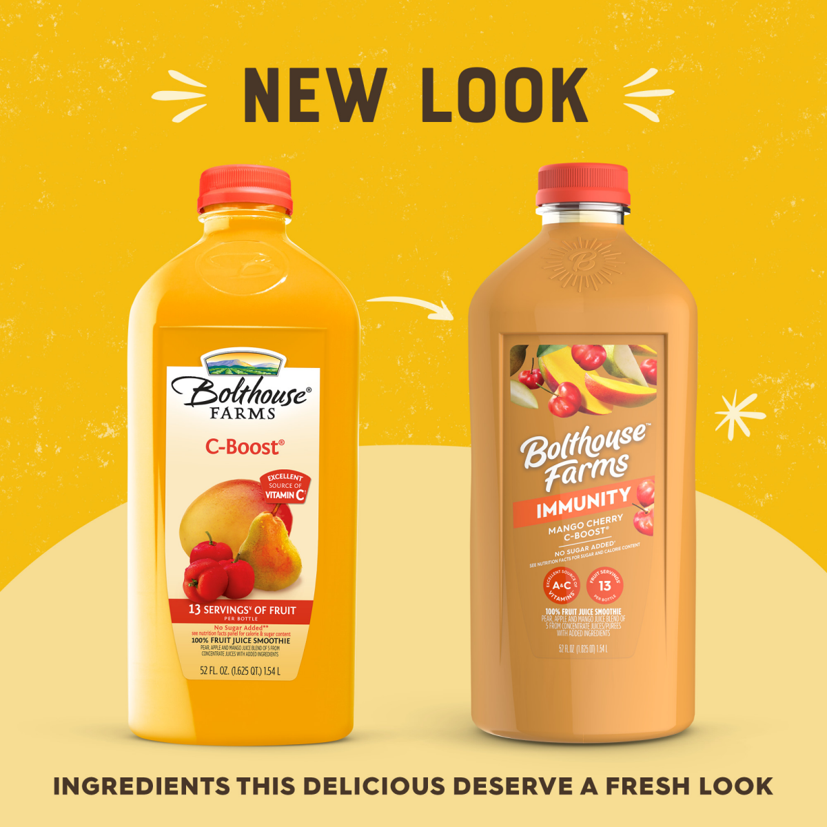 slide 5 of 25, Bolthouse Farms Mango Cherry C-Boost Fruit Juice Smoothie, 52oz, 52 oz