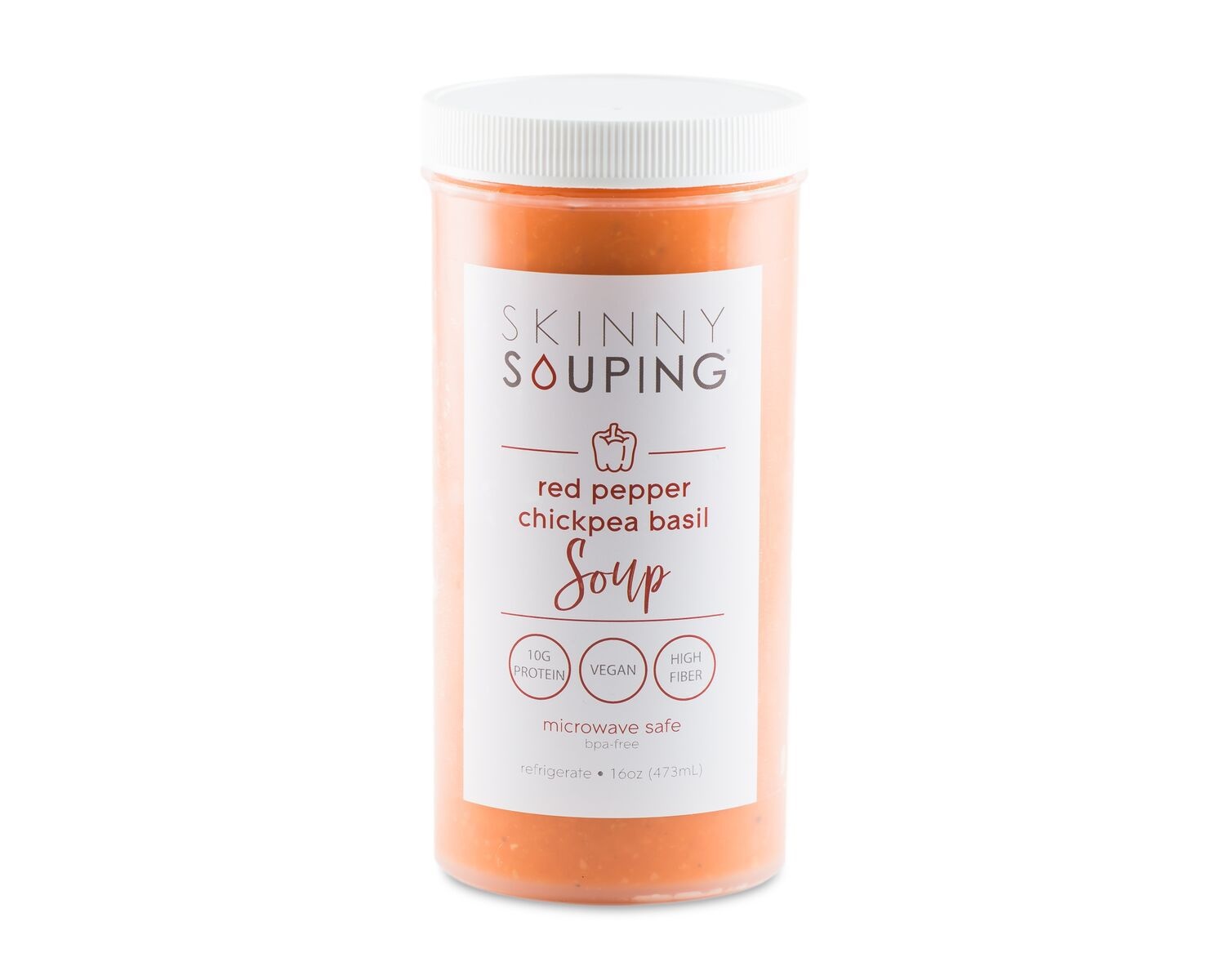 slide 1 of 1, Skinny Souping Red Pepper Chckpea Basil, 16 fl oz