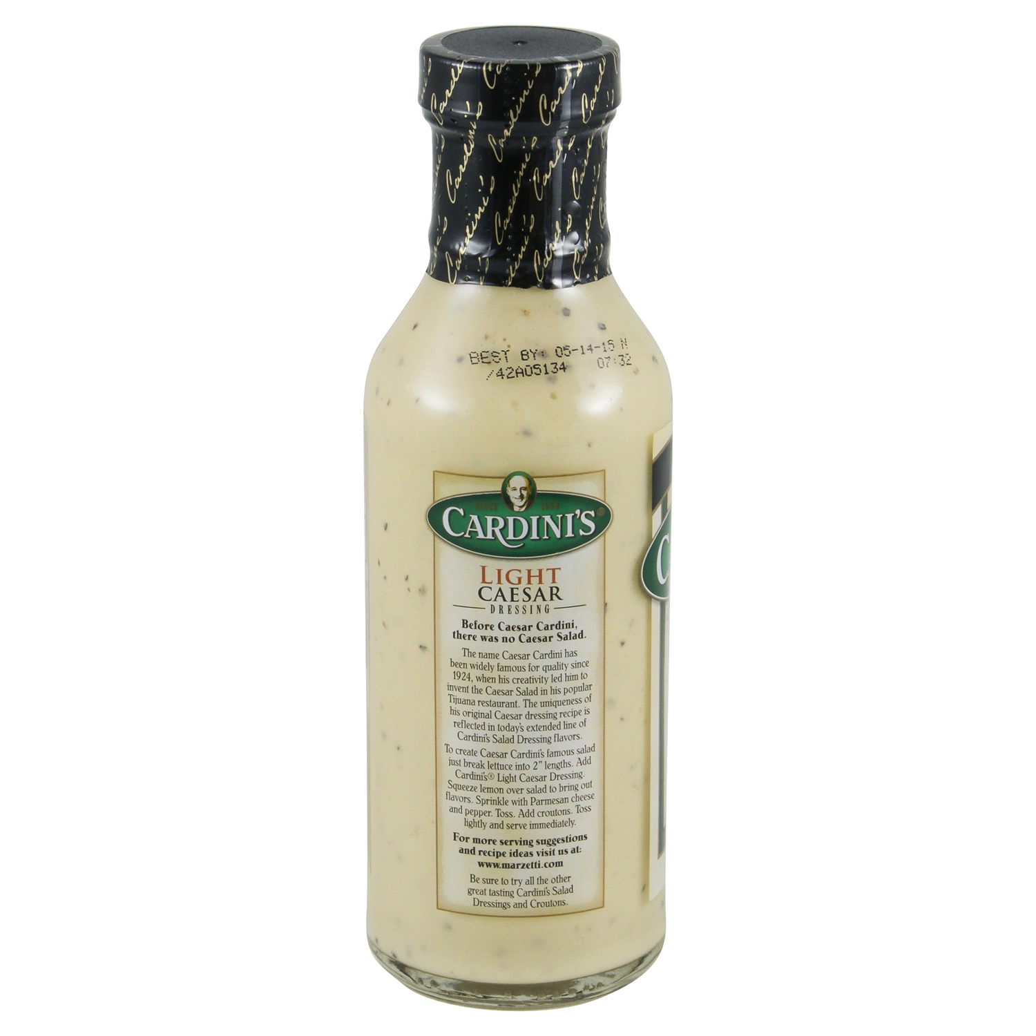 slide 2 of 3, Caesar Cardini's™ Light Caesar Salad Dressing 12 fl. oz. Bottle, 12 fl oz
