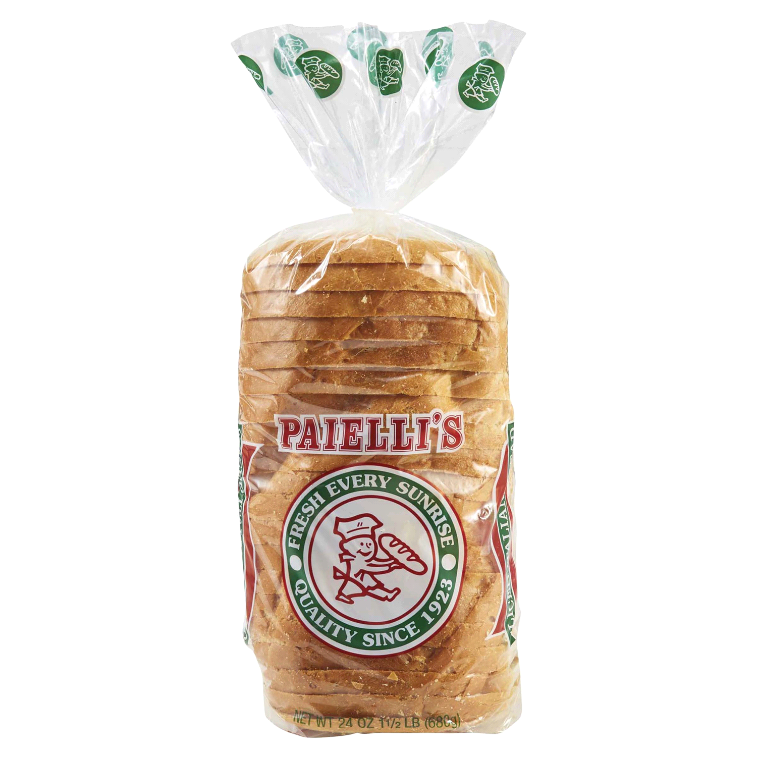slide 1 of 2, Paielli's Bakery Paielli's Italian Sliced Bread, 24 oz