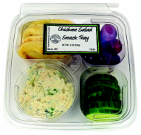 slide 1 of 1, Chicken Salad Snack Tray, 9 oz