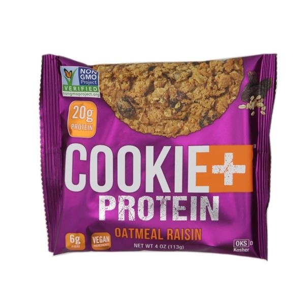 slide 1 of 1, Bake City Cookie+ Protein Oatmeal Raisin Cookie, 4 oz