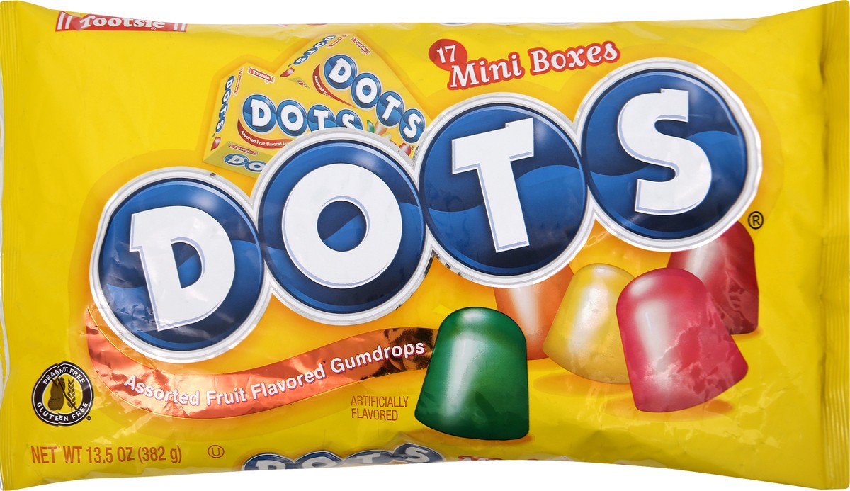 slide 1 of 12, DOTS Assorted Fruit Flavored Gumdrops 17 ea, 17 ct