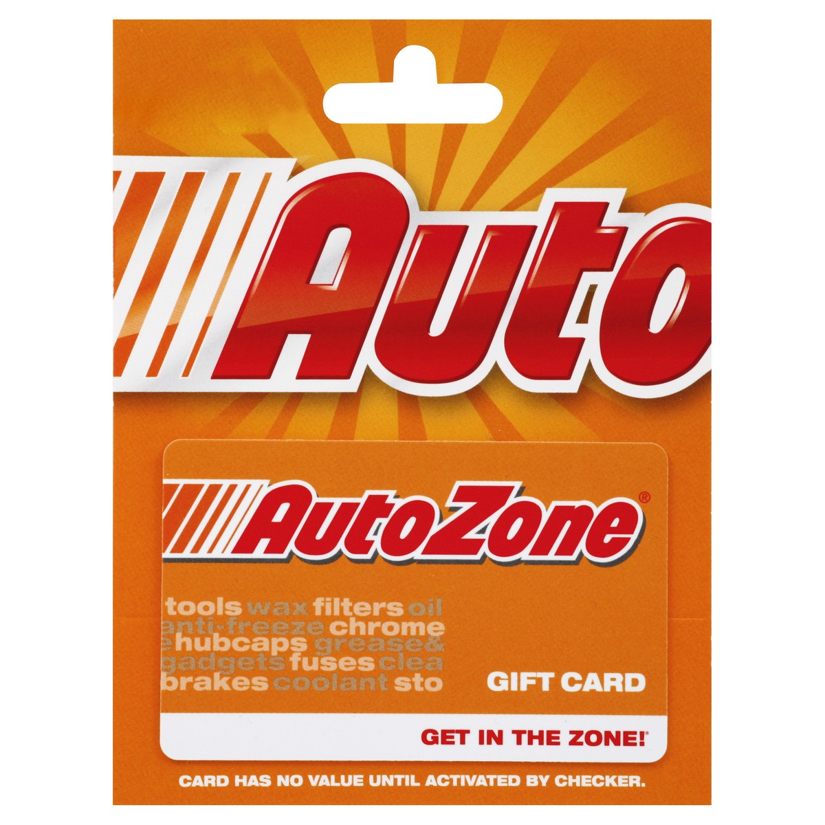 slide 2 of 3, AutoZone Gift Card 1 ea, 1 ct
