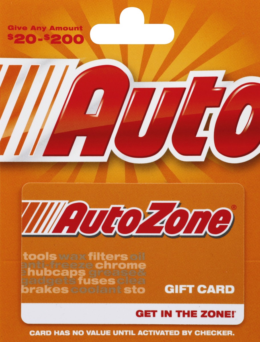 slide 1 of 3, AutoZone Gift Card 1 ea, 1 ct