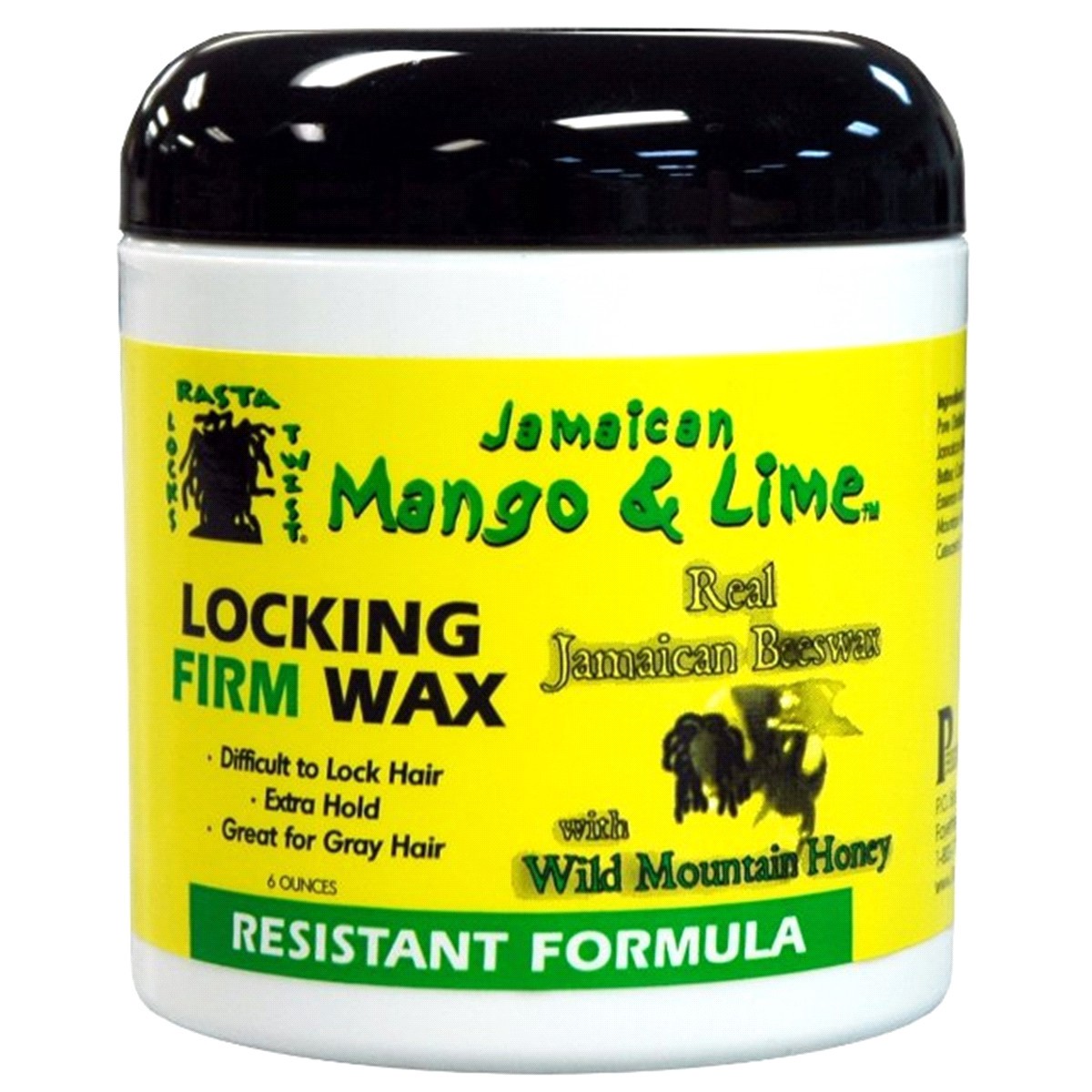 slide 1 of 1, Jamaican Mango & Lime Locking Extra Hold Moringa Seed Oil Manuka Honey Firm Wax 6 oz, 6 oz