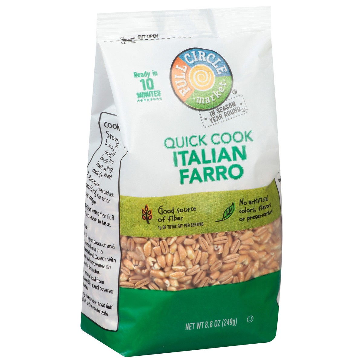 slide 7 of 15, Full Circle Market Quick Cook Italian Farro 8.8 oz, 8.8 oz