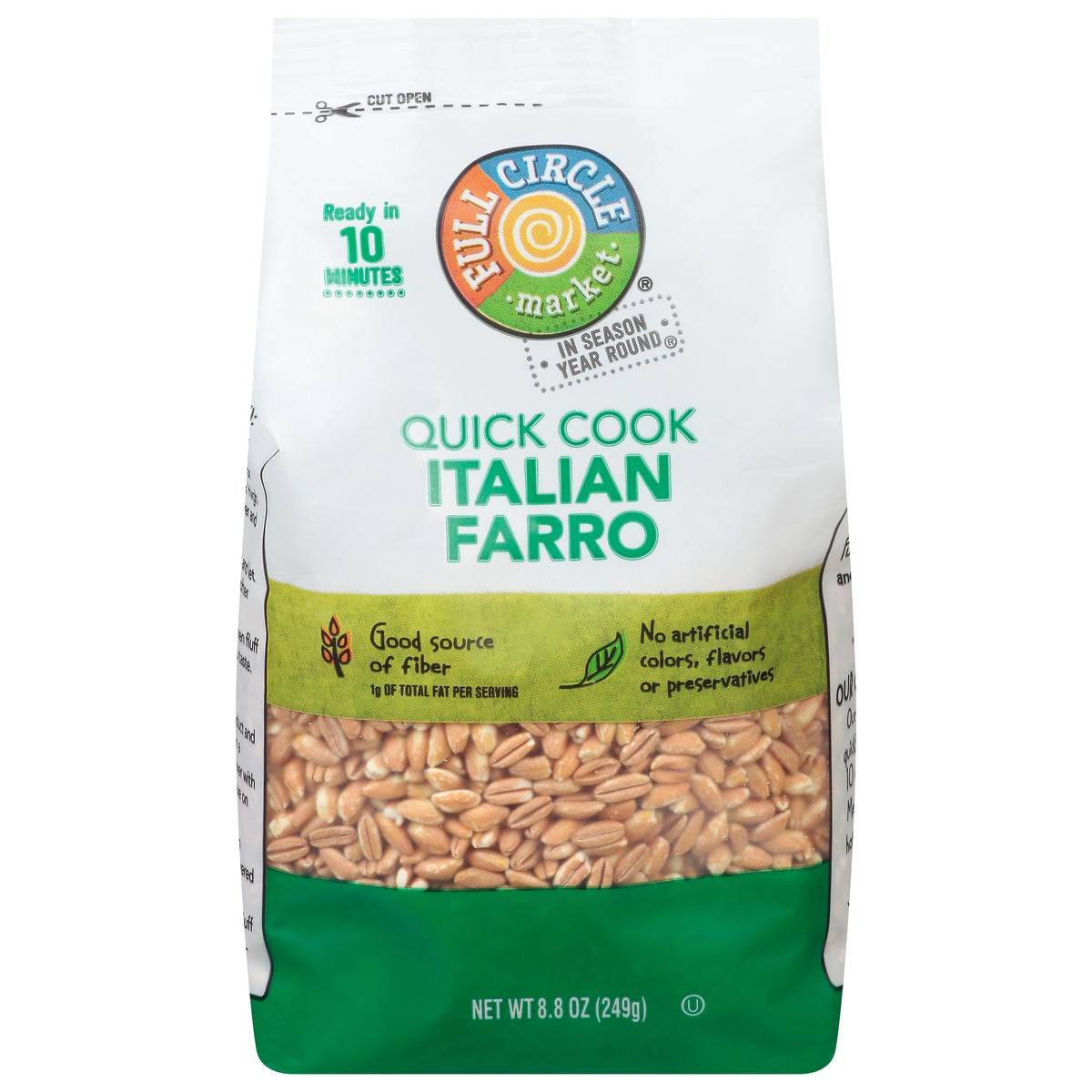 slide 1 of 15, Full Circle Market Quick Cook Italian Farro 8.8 oz, 8.8 oz