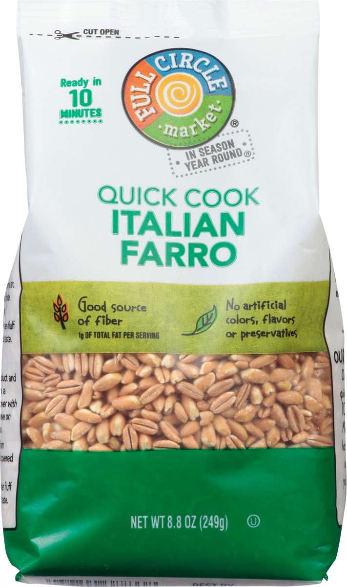 slide 15 of 15, Full Circle Market Quick Cook Italian Farro 8.8 oz, 8.8 oz