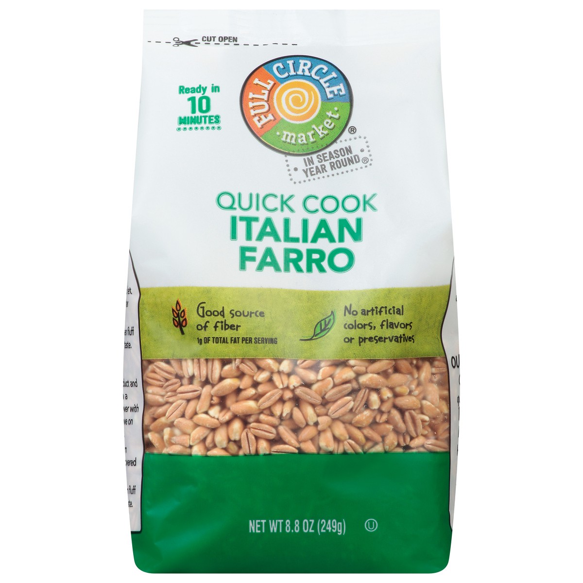 slide 2 of 15, Full Circle Market Quick Cook Italian Farro 8.8 oz, 8.8 oz