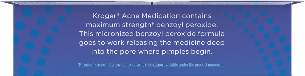 slide 2 of 6, Kroger Max Strength Acne Gel, 1 oz