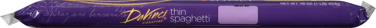 slide 4 of 9, DaVinci Signature Thin Spaghetti 16 oz, 16 oz