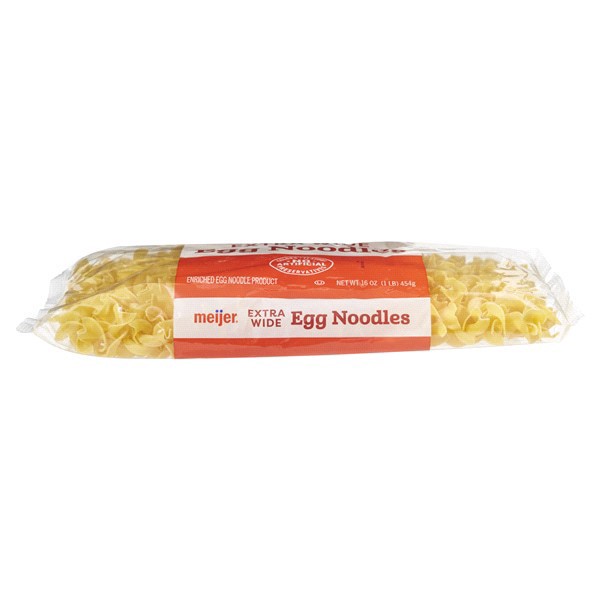 slide 28 of 29, Meijer Egg Noodles Extra Wide, 16 oz