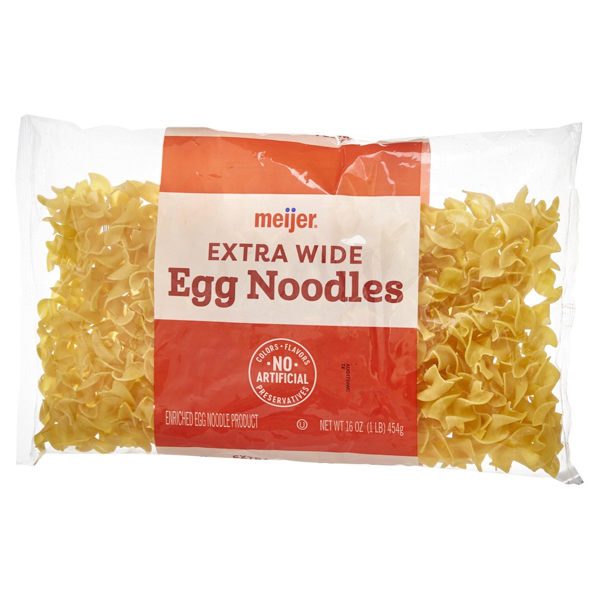 slide 9 of 29, Meijer Egg Noodles Extra Wide, 16 oz