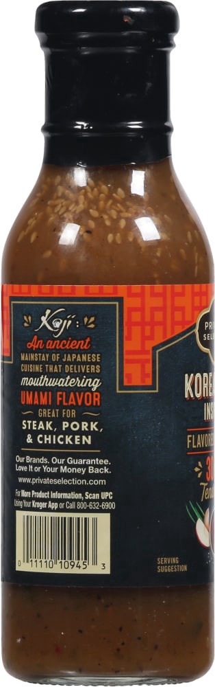 slide 4 of 4, Private Selection Korean Bbq Koji Marinade, 11.8 oz