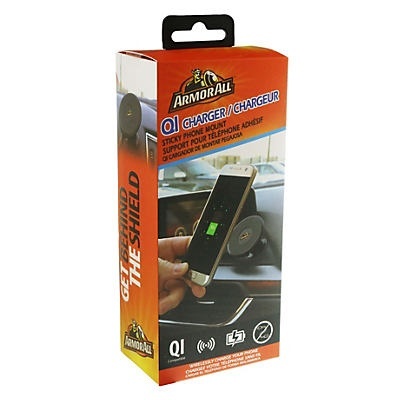 slide 1 of 1, Armor All Qi Charger Sticky Phone Mount, 1 ct