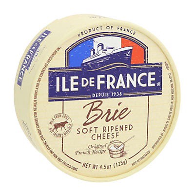 slide 1 of 1, Ile De France Original French Recipe Soft Ripened Brie 4.5 Ounces, 4.5 oz