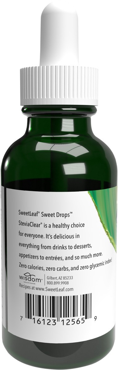 slide 5 of 5, SweetLeafclear Liquid Stevia, 4 oz