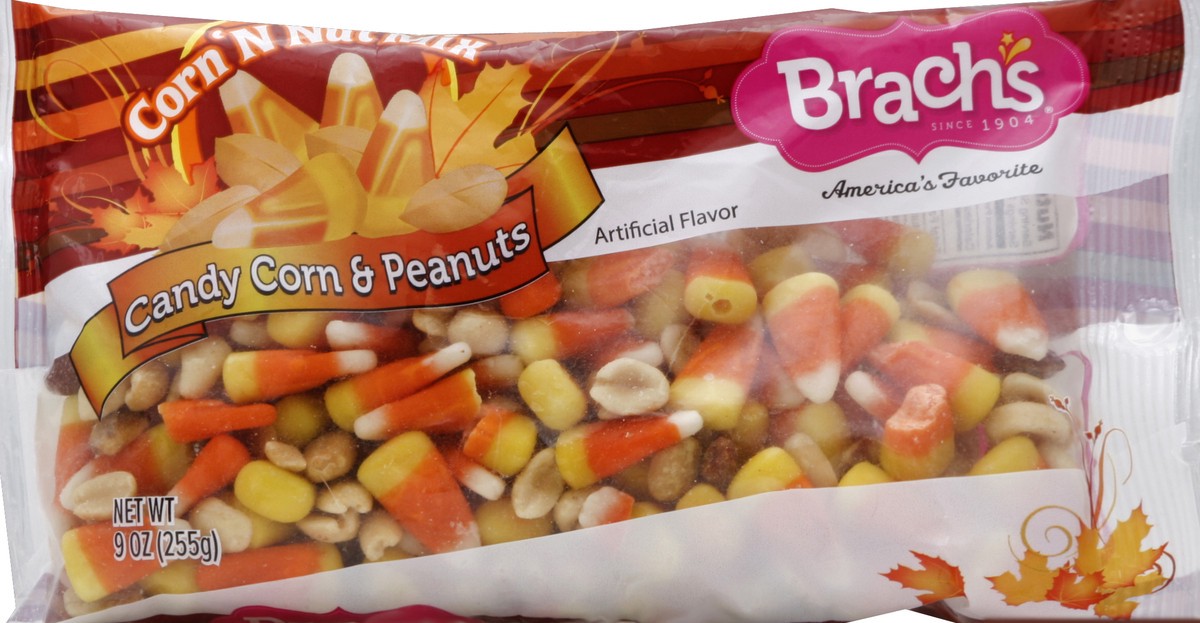 slide 5 of 5, Brach's Candy Corn & Peanuts, 9 oz