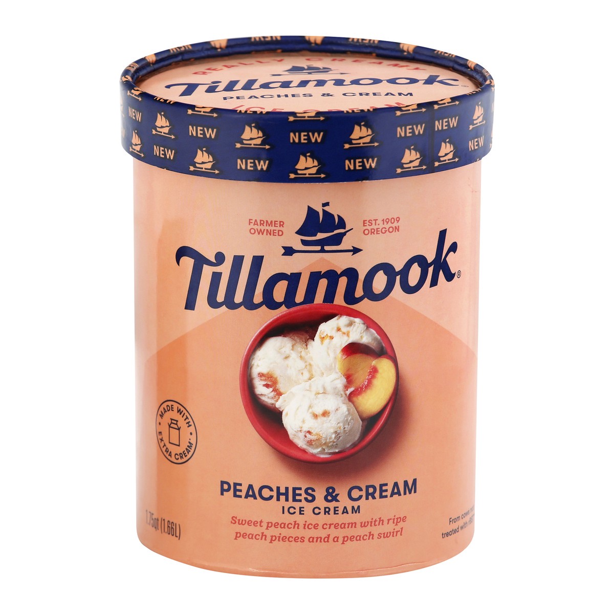 slide 1 of 7, Tillamook Ice Cream 1.75 qt, 56 oz