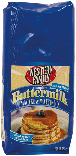 slide 1 of 1, Western Family Buttermilk Pancake Mix, 112 oz