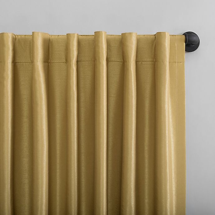 slide 3 of 10, Sun Zero Evelina Extreme Blackout Thermal Window Curtain Panel - Gold, 95 in