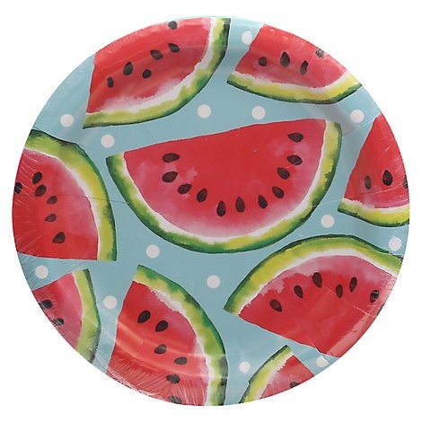 slide 1 of 1, Ssel Vbrnt Melons Lnch Plate - 8 CT, 8 ct