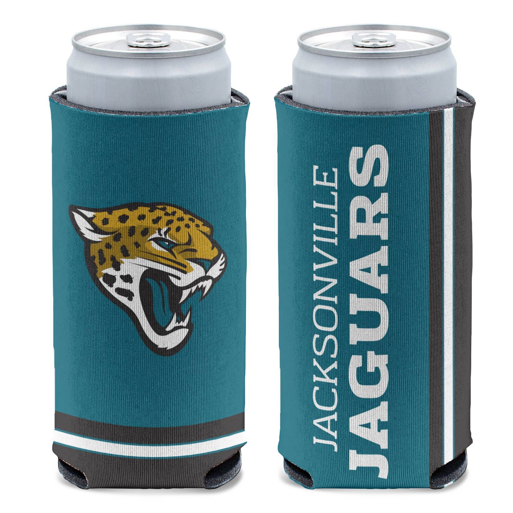 slide 1 of 1, NFL Jacksonville Jaguars Slim Can Cooler, 1 ct