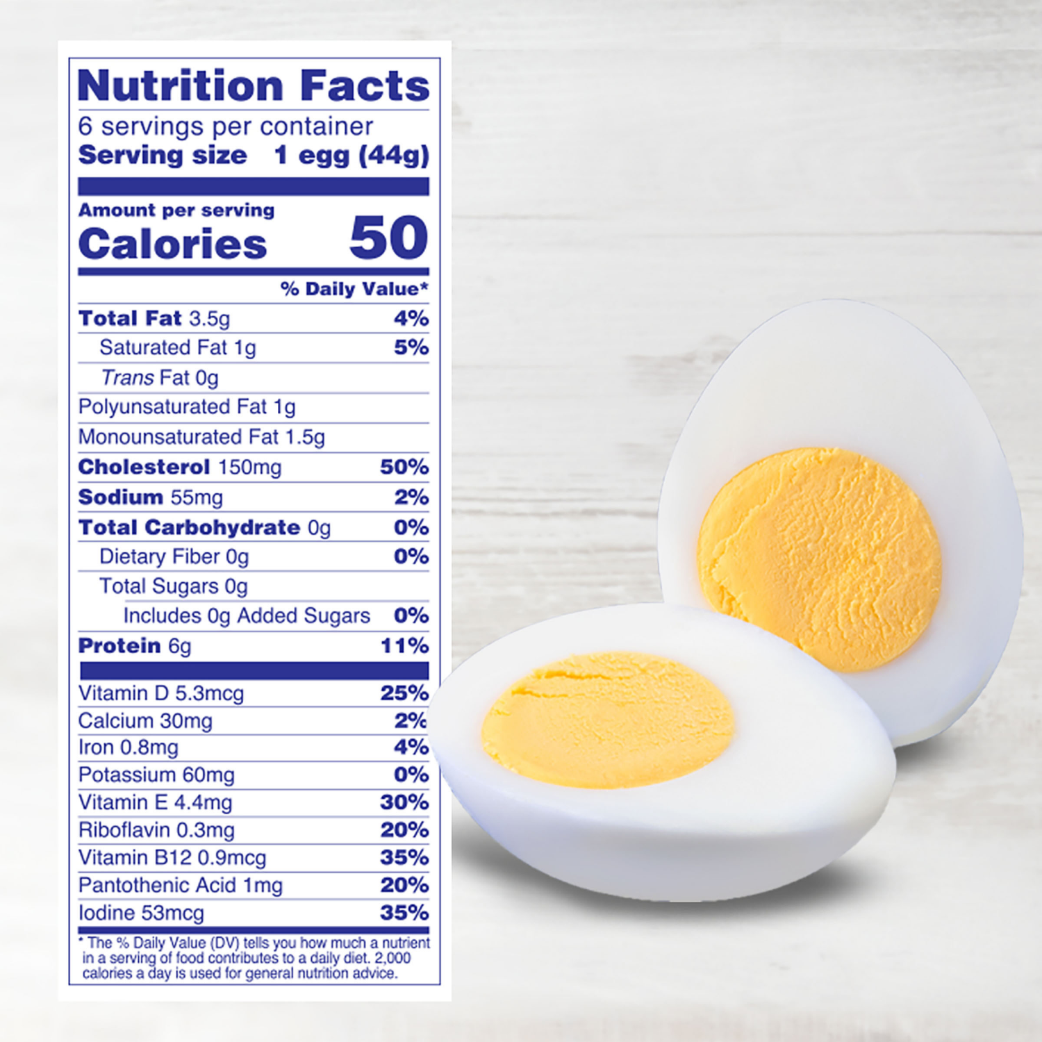 slide 6 of 8, Eggland's Best Cage Free Hard Cooked Eggs, 6 count, 6 ct
