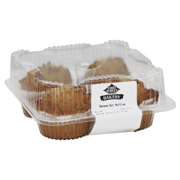 slide 1 of 1, Smart & Final Banana Nut Muffins, 16 oz