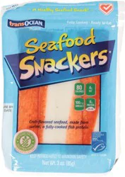 Transocean Seafood Crab Snackers, 3 Oz
