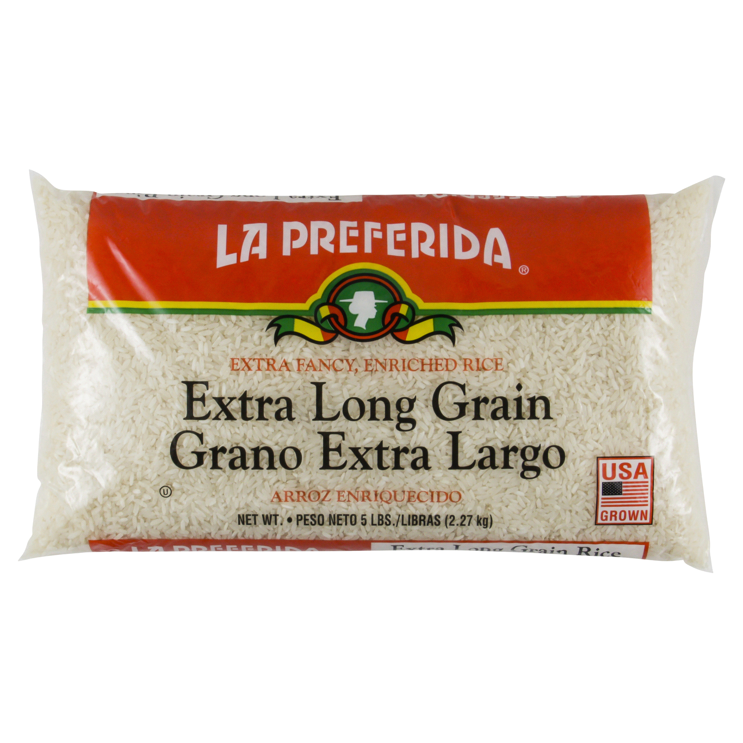 slide 1 of 2, La Preferida Rice 5 lb, 5 lb