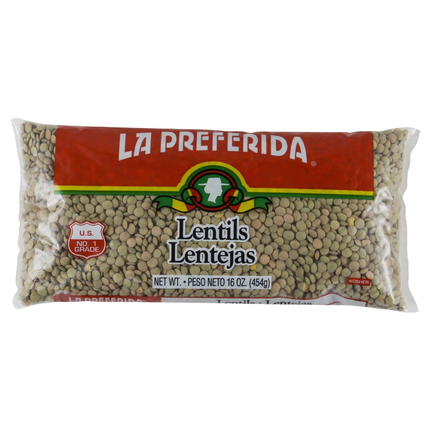 slide 1 of 2, La Preferida Lentils 16 oz, 16 oz
