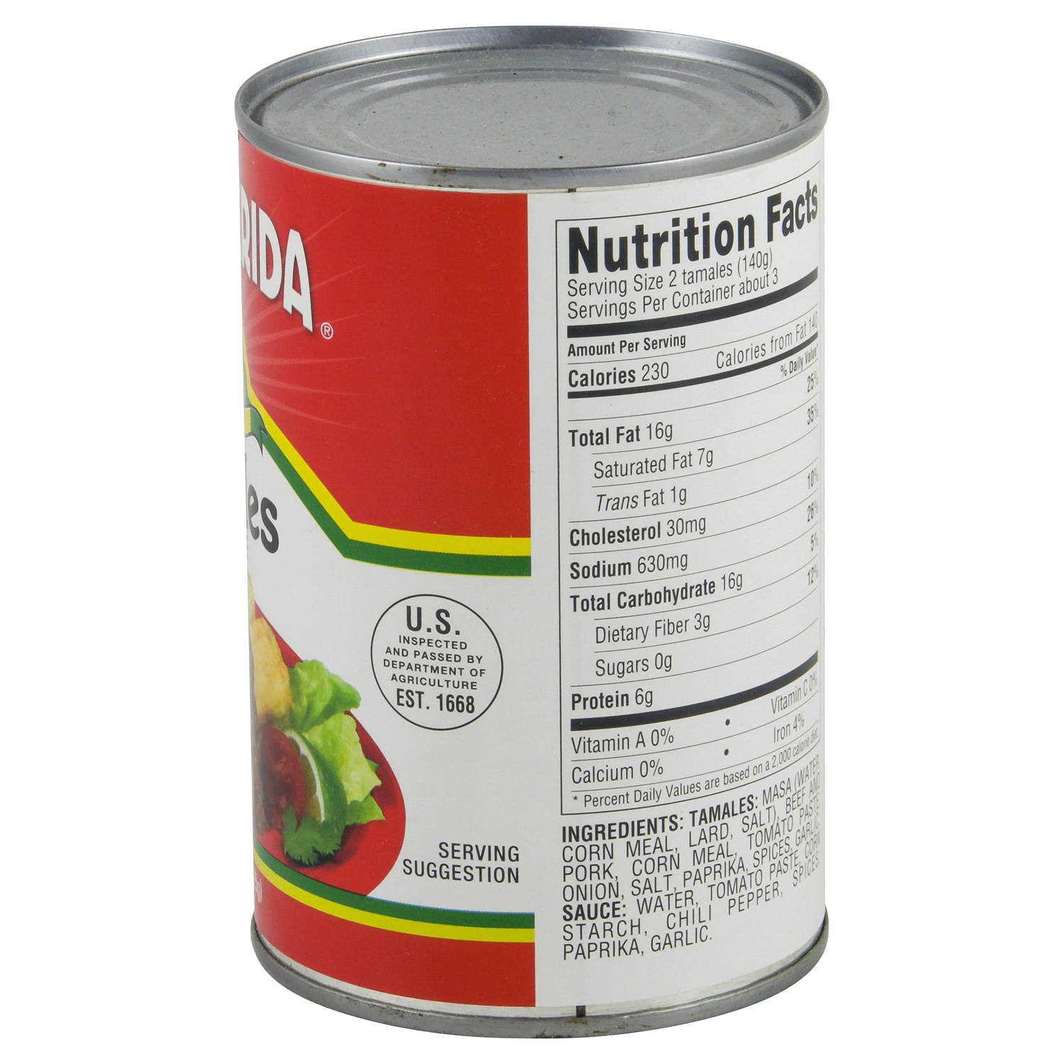 slide 3 of 3, La Preferida Beef & Pork Tamales with Sauce, 15 oz