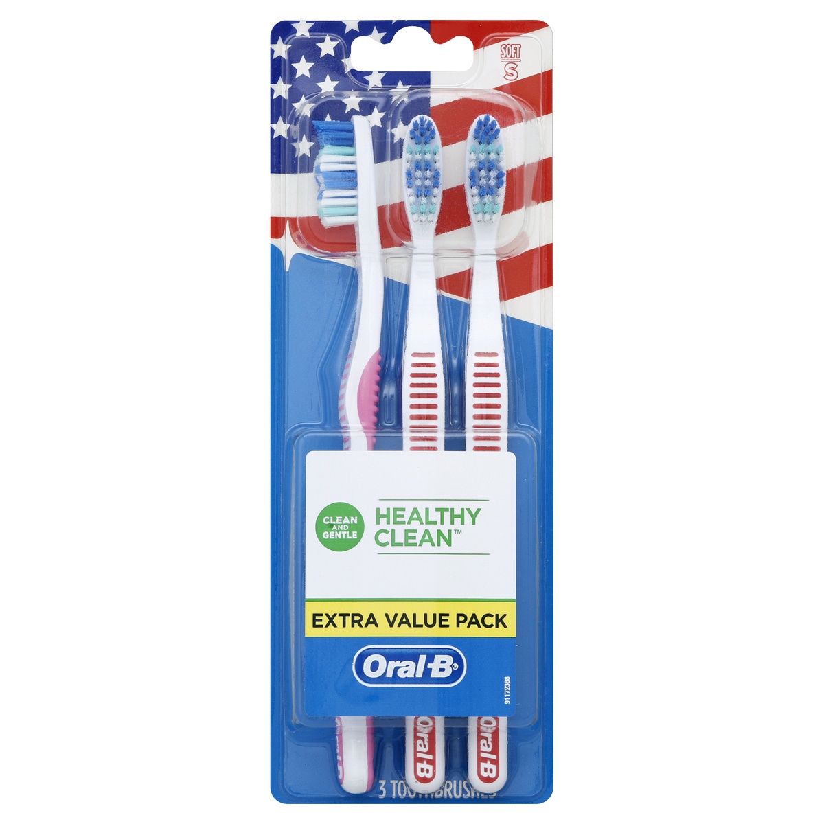 slide 1 of 1, Oral-B Toothbrushes 3 ea, 3 ct