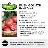 slide 4 of 9, Bonnie Plants  Tomato Bush Goliath, 19.3 oz