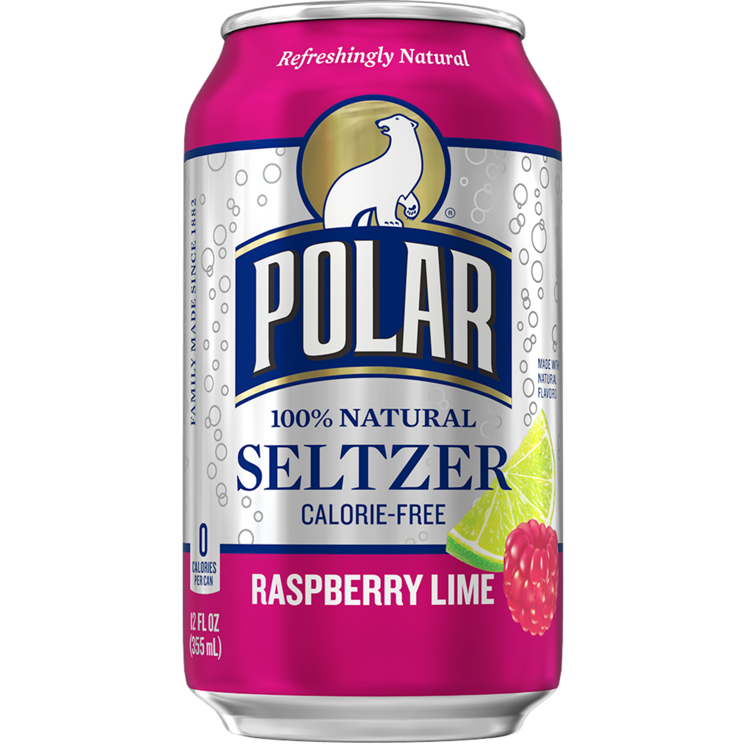 slide 2 of 2, Polar Seltzer - 8pk 12oz - Raspberry Lime, 8 ct; 12 oz