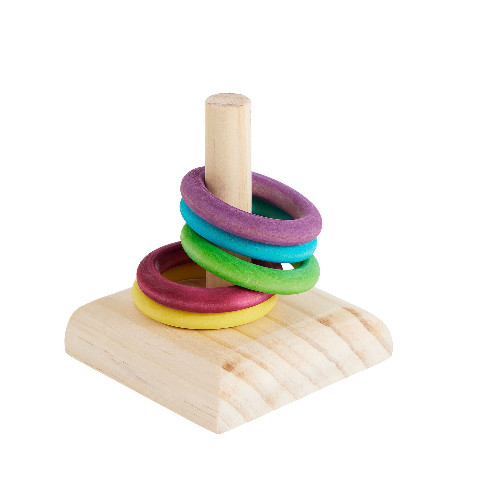 slide 1 of 1, All Living Things Ring Toss Bird Toy, MED