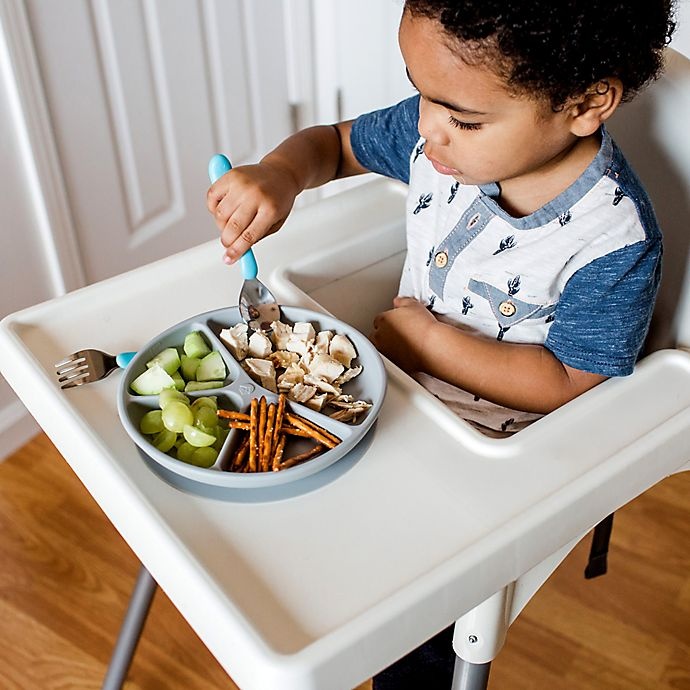 slide 3 of 6, Green Sprouts Learning Cutlery Set - Aqua, 1 ct