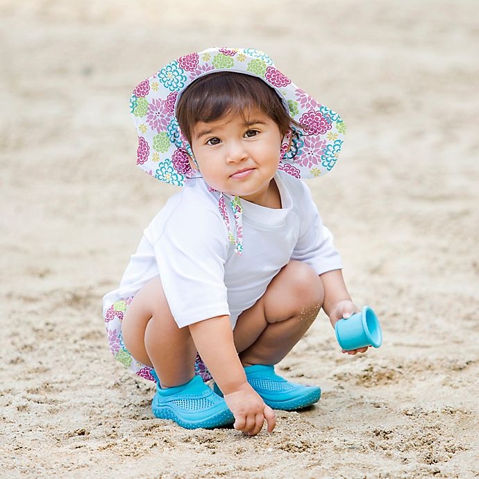 slide 2 of 3, Green Sprouts i play.Zinnia Size 0-6 Months Brim Sun Hat, 1 ct