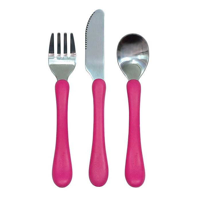 slide 5 of 5, Green Sprouts Mealtime Set - Pink, 8 ct