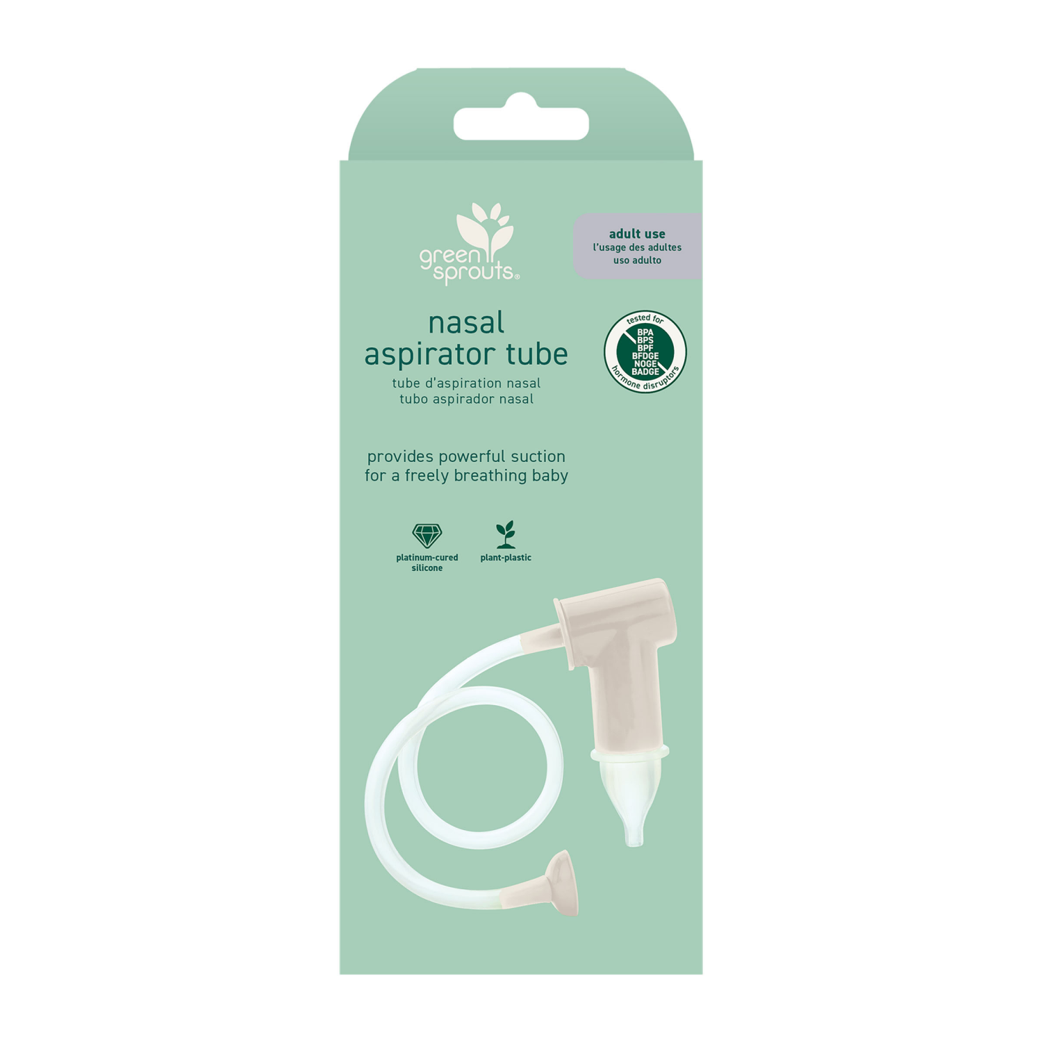 slide 2 of 3, Green Sprouts Nasal Aspirator Tube, Light Spice, 1 ct