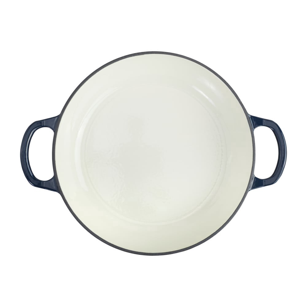 slide 5 of 5, Dash Of That Enameled Cast Iron Braiser With Lid - Blue, 3.4 qt