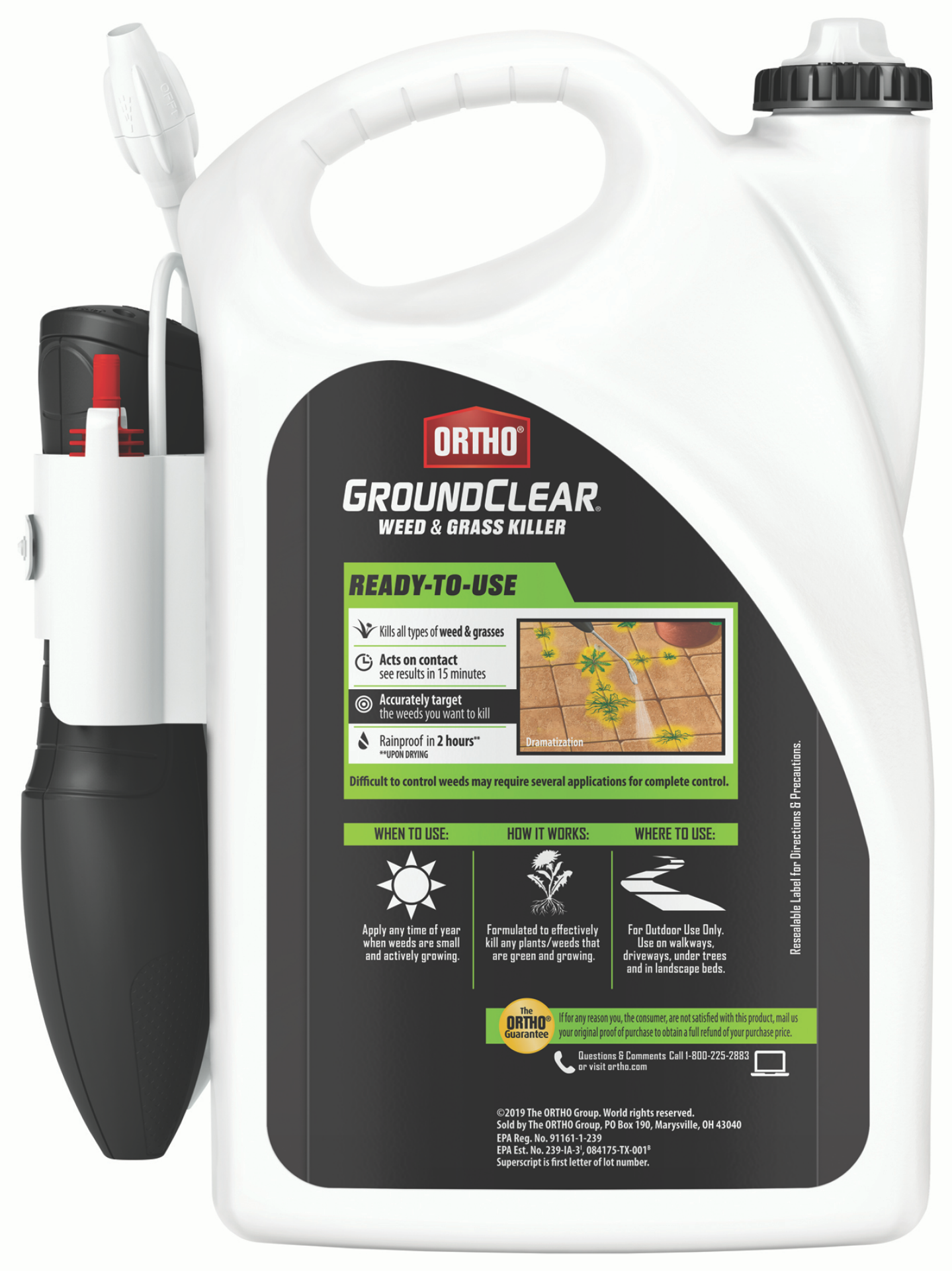 slide 2 of 2, Ortho® Groundclear® Year Long Vegetation Killer, 1.33 gal