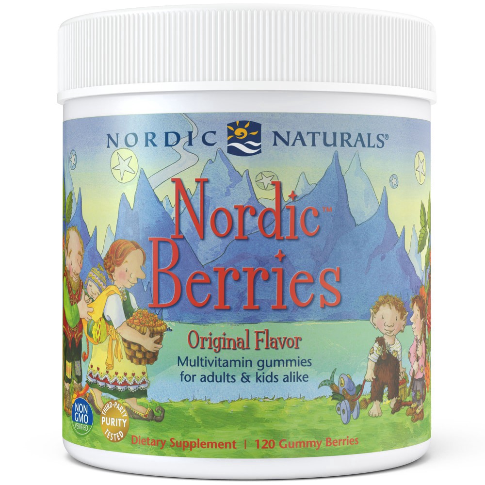 slide 3 of 3, Nordic Naturals Nordic Berries Adult & Kid Multivitamin Gummies, 120 ct