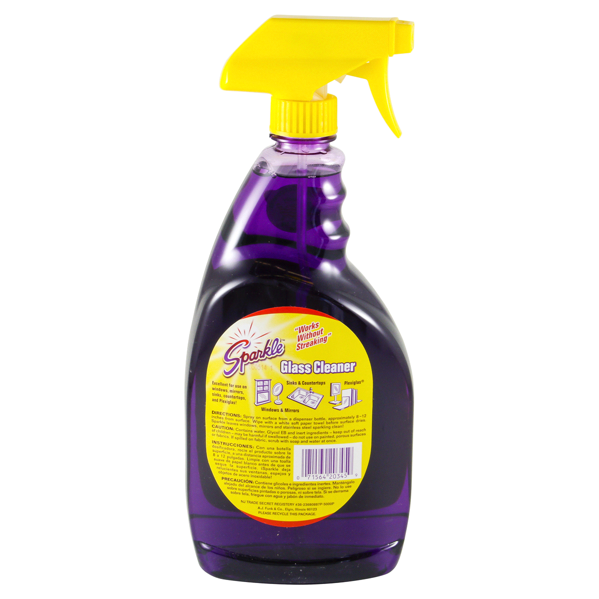 slide 2 of 2, A.J. Funk & Co. Sparkle Original Glass Cleaner, 33.8 fl oz